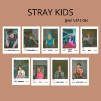 POLAROID STRAY KIDS JJAM 1SISI (HARGA 9 PCS + LAMINASI 2 SISI) ALL BITNA PHOTOCARD JPOP KPOP CARDS I