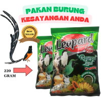 LEOPARD BIRD FOOD CRUMBLE KASAR. Pakan burung kecil kicau mania kesayangan anda semua. Ciblek tledek