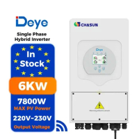 High efficiency Deye Hybrid Inverter SUN-6K-SG03LP1-EU single phase 6kw solar mpp inverter HOME IN STOCK