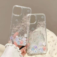 Sarung iPhone, Corak Dunia Bawah Air Pasir Cecair, Serasi dengan  iPhone 13, iPhone 14, iPhone 15, i
