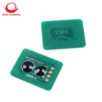 One set Toner chip Reset for OKI ES6410dn color laser printer cartridge refill 44315317 44315318 44315319 44315320