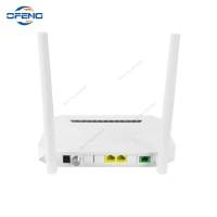 100PCS Customized XPON ONU 1GE+1FE+WIFI+CATV SC APC FTTH Fiber Telecom home ONT fiber modem Wireless terminal Interface English