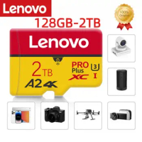 Lenovo 2TB Flash Memory Card 1TB 512GB Micro TF SD Card Mini SD Cards UHS-1 SD Memory Card 256GB 128