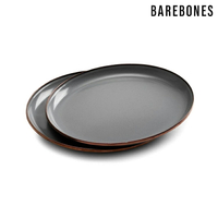 【兩入一組】Barebones CKW-374 琺瑯沙拉盤組 Enamel Salad Plate (8＂) 石灰色 / 城市綠洲 (盤子 餐盤 備料盤 餐具)