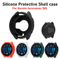 Protective Shell case For Garmin forerunner 965 Bracelet Watch Silicone Soft Protector Shell For Garmin forerunner 965