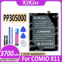 KiKiss Battery PP305000 3700mAh For COMIO X11 Mobile Phone Bateria