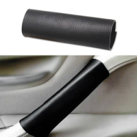 Cow Leather Door Handle Cover For BMW 5 Series F10 F18 2011 - 2017 Car Interior Door Handle Hand Sewing Cover