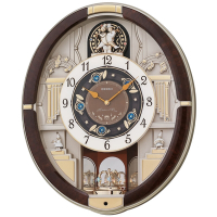 SEIKO 精工 整點報時 西敏寺鐘聲音樂掛鐘(QXM289B)45x38cm