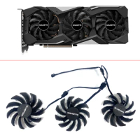 NEW 3PCS Replace Cooling Fan 78mm PLD08010S12HH T128010SU For Gigabyte Radeon RX 5500 5600 5700 XT Graphics Video Card Fans