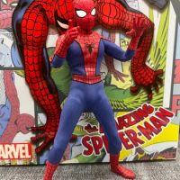 Marvel 1/12 Mezco Deluxe Edition Anime Amazing Spider-man Movable Action Figure Movie Super Hero Delicate 6" Full Set Model Toys