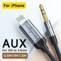 For IOS to 3.5mm Adapter Aux Audio Cable lightning cat For Iphone 14 Pro 13 8 Pin To 3 5 MM Jack For Apple 12 11 mini Xs Max Xr
