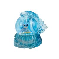 【Enesco】精品雕塑 Disney 迪士尼 星際寶貝 史迪奇衝浪水晶球
