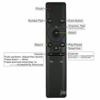 Professional replacement smart remote control for Samsung UHD TV bn59-01259e un40ku629 4K