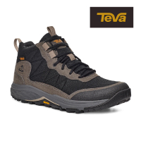 【TEVA】原廠貨 男 Ridgeview Mid 高筒戶外多功能登山鞋/休閒鞋(灰色/黑色-TV1116626GRBC)