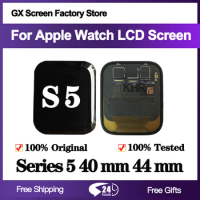 Original For iWatch Series 5 SE LCD Display Touch Screen Digitizer Assembly For Apple Watch Series 5 SE 40mm 44mm