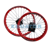 red 12mm or 15mm Front 1.60x17" inch Rear 1.85x14" inch aluminium Alloy Wheel Rim For 160cc 150CC Dirt Pit bike 14 17 inch wheel