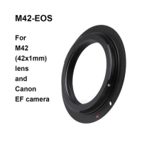 M42-EOS M42-EF For M42 (42x1mm) Lens for Canon EOS EF / EF-S Camera Mount Adapter Ring for Canon 5D 5D4 6D 6D2 90D 1000D etc.