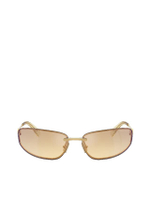 แว่นกันแดดผู้หญิง รุ่น MU A50S 5AK7R1 68 เลนส์ปรอทไล่เฉด สีเหลือง-เทา-ฟ้า