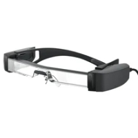 2022 NEW VR Epson BT40 AR Glasses Transparent Lenses Connected Mobile Phone Video Glasses Black 3D Glasses