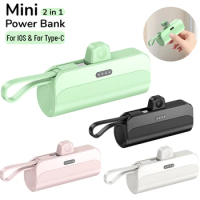 Portable Power Bank 5000mAh Mobile Phone Fast Charger Spare External Battery Wireless Mini Powerbank For iPhone Xiaomi Samsung