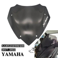 Motorcycle Sports Windshield WindScreen Visor Viser Fits For XMAX300 XMAX250 XMAX400 300 250 2018-2022 Double Bubble 2019 20 21