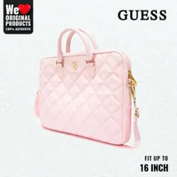Tas Komputer / Computer Bag 16" GUESS Quilted 4G 16" Pink