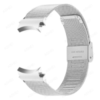 For samsung galaxy watch 4 6 classic 46mm 42mm 47mm 43mm band no gaps mesh loop galaxy watch 4 44mm Stainless steel band gapless