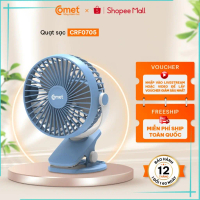 phổ biến Quạt Sạc Tích điện COMET Pin lithium ,Đa Năng Để Bàn ,Cầm Tay ,Bảo Hành 12 Tháng - Đổi 6