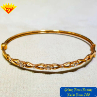 Gelang Emas Bangle Rose gold Emas Kadar Emas 700