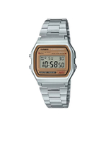 CASIO นาฬิกาข้อมือ A158WEA-9DF สีน้ำตาล