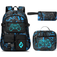 Fimibuke Waterproof Backpack Set – Includes School Bag Lunch & Pencil Case Lightweight School Backpa