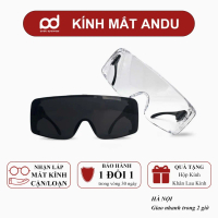 Kính chắn bụi đi đường ANDU EYEWEAR chống tia UV, hạn chế bám hơi nước chất liệu nhựa cao cấp 【Mới 2