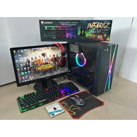 Complete set: intel i5 gen 4, 8 gb RAM, msi rx 570 8 gb graphics card, great value.