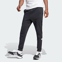 Adidas M LNG PT FL [IP3708] 男 長褲 棉褲 錐形褲 亞洲版 運動 休閒 舒適 黑