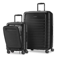 【美式賣場】Samsonite 新秀麗 Variate行李箱 2入組 曜石黑/軍墨綠(22吋 + 29吋)