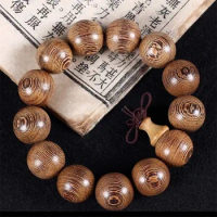 Unique New Natural Cassia siamea Wooden 20mm Big Beads Gifts Buddha Bracelets Trendy Jewelry for Women Men Balance Practice