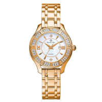 【Olympia Star 奧林比亞之星】優雅星輝真鑽時尚腕錶(28051DLR)