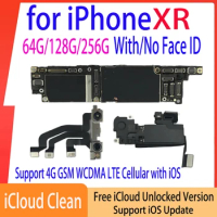 Logic Board for iPhone XR Motherboard with Face ID 256gb Unlocked Support iOS Update Clean iCloud Free Plate for iPhone x xs
