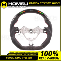 LED Smart Carbon Fiber Steering Wheel Compatible With GT86 BRZ LED Racing Carbon Fiber Steering Wheel