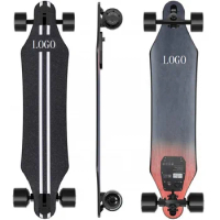 Wellshow Electric Skateboard Top Speed Dual Motor 10 Layers Maple Longboard Wireless Remote Control Skate Board E-Skateboard