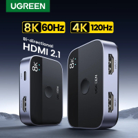 SDSsUGREEN HDMI 2.1 Splitter Switch 8K 60Hz 4K120Hz 2 in 1 out for Xiaomi Xbox Series X PS5 HDMI-com