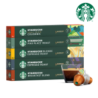 咖啡膠囊10顆x5盒組(口味任選;適用於Nespresso膠囊咖啡機)