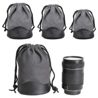 Portable Multi-functional DSLR Camera Waterproof Drawstring Pouch Photography Bag Camera Bag Lens Bag