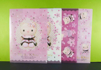 【震撼精品百貨】Hello Kitty 凱蒂貓~4入文件夾~櫻花圖案