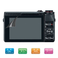 (6pcs, 3pack) LCD Guard Film Screen Display Protector for Canon Powershot G7X / G7X III II / G5X / G9 X / G9X Mark II Camera