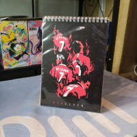 SHIIN N CO SKETCHBOOK SOFT COVER SPIRAL RED SEVEN MANCHESTER UNITED 15x21CM A5 260GSM BLUESHWHITE PA