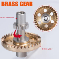 BRASS MAIN GEAR AND PINION GEAR FOR LUREKILLER FISHING REEL SALTIST AND BLACK MARLIN SW4000XG/5000XG/6000H/10000HG FISHING PARTS