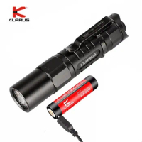 Klarus XT1A Flashlight CREE XP-L HD V6 LED 1000Lumens USB Rechargeable With Battery Protable EDC Tactical Troch Light