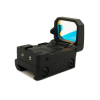 Tactical RMT Flip Sight Compact Red Dot Pistol Sight, Hunting Rifle, Holographic Scope, Foldable Optics with Picatinny Mount
