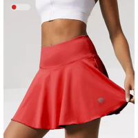 Women Sports Tennis Short Skirts Golf Badminton Skort Athletic Fitness Gym Pleated Skirt Running Workout Leggings With Pocket